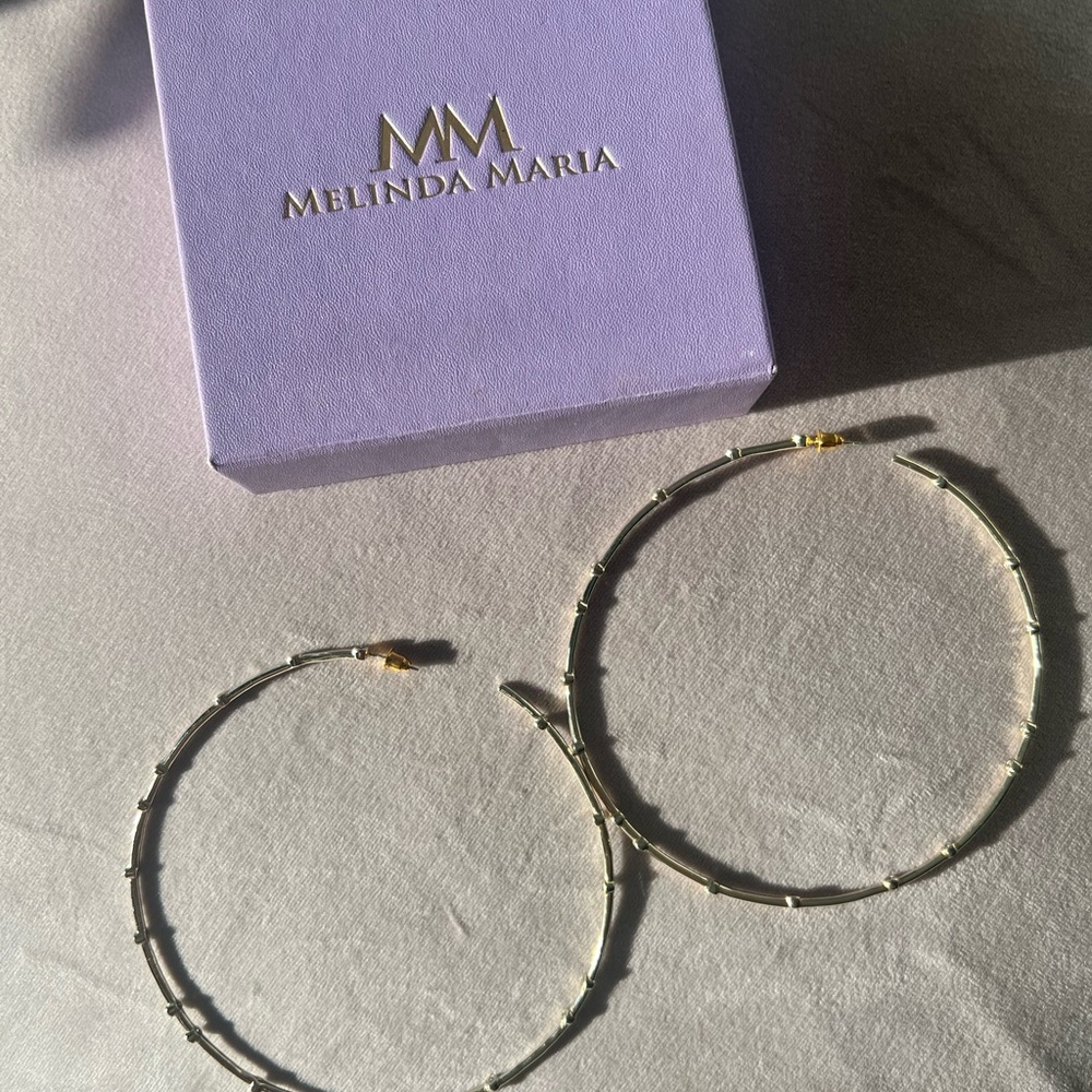 Melinda Maria Big Ass Hoops 4”